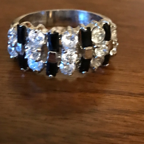 Multi-stone Statement ring in 18k white gold plated - Picture 4 of 8